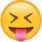 Emoji grin tongue
