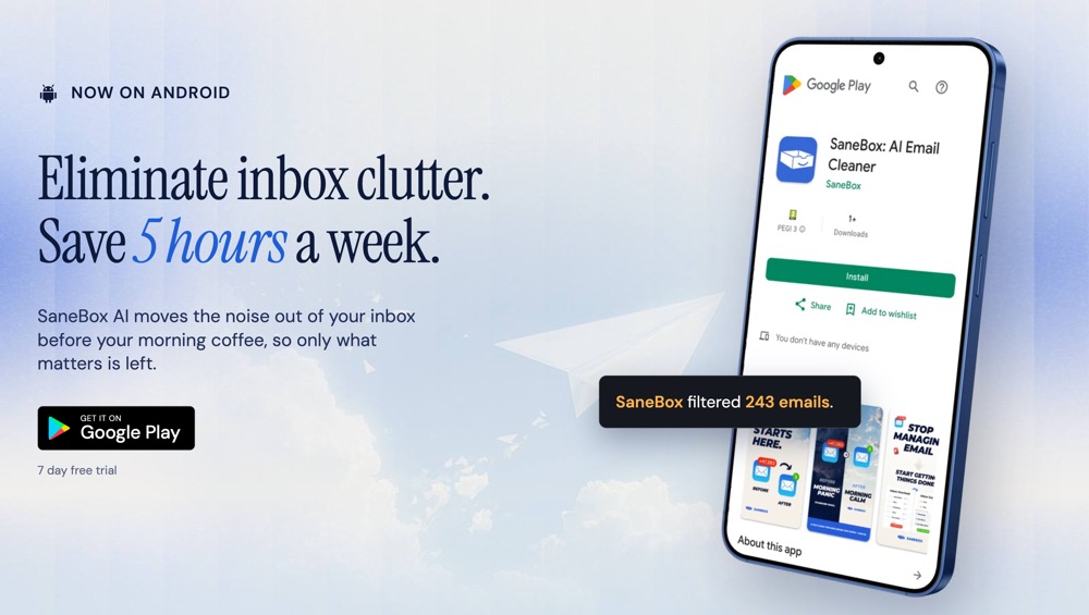 SaneBox for Android